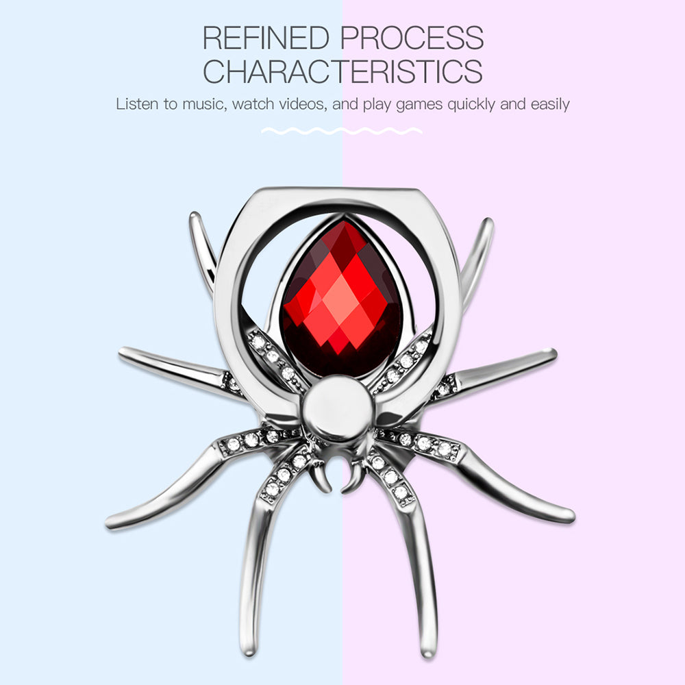 Creative Spider Ring Phone Holder - Metal Stand
