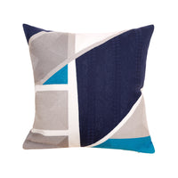 Geometric Embroidered Throw Pillow Cover for Sofa