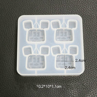 DIY Crystal Epoxy Mold for Mickey Pendant, Silicone