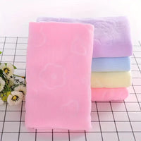 2pcs Microfiber Bathroom Towels with Bear Flowers