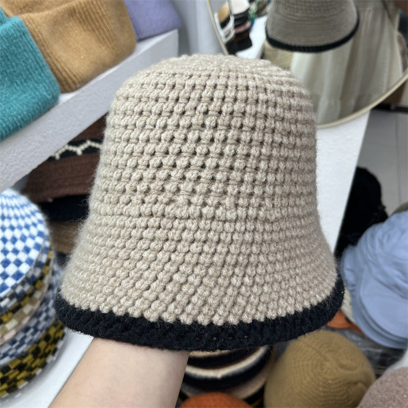 Versatile Women's Wool Knitting Fisherman's Hat
