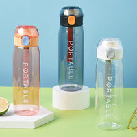 One-Touch Pop-Up Portable Sports Water Bottle