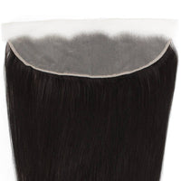 Malaysian Straight 13x4 Transparent Lace Human Hair Frontal