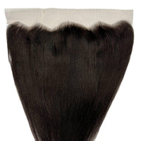 Yaki Straight 13x4 Transparent Lace Human Hair Frontal