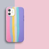 Rainbow Liquid Shell Phone Case for Apple iPhone 11