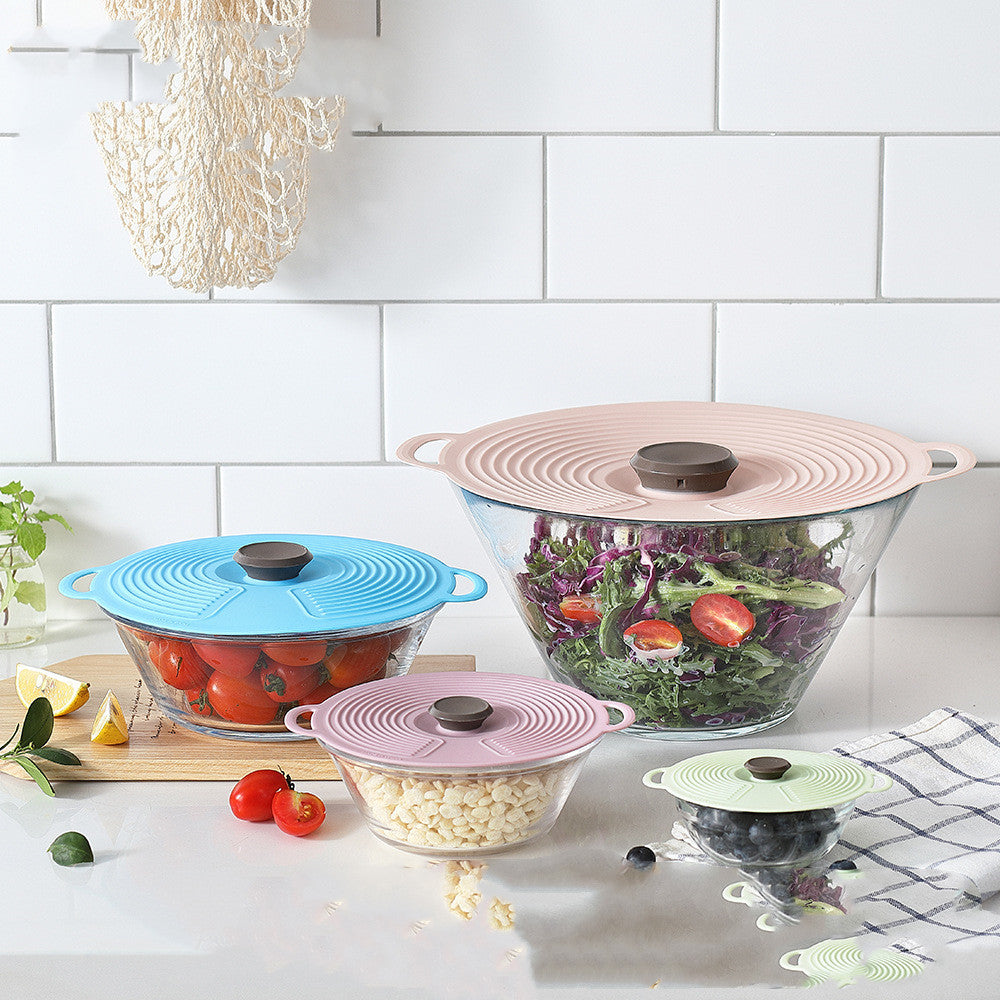 Food-grade Silicone Lid Set in 6 Sizes
