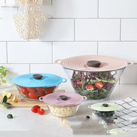 Food-grade Silicone Lid Set in 6 Sizes