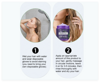 Purple Shampoo for Yellow Tone Removal and Hair Care
