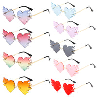 Personalized UV400 Irregular Heart Shape Sunglasses
