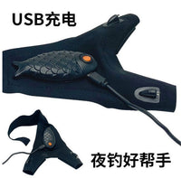 LED Flashlight Gloves for Camping and Night Running
