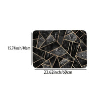 Stitching Pattern Non-Slip Floor Mat for Entryway