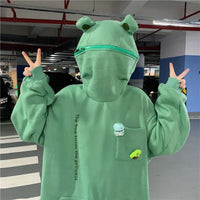 Couples Frog Pullover Sweater for Women