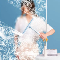 Long-Handle Shower Squeegee for Glass Surfaces