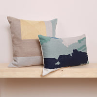 Geometric Embroidered Throw Pillow Cover for Sofa