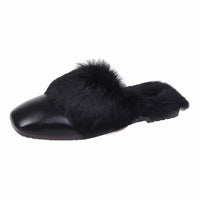 Square Toe Baotou Half Drag for Women