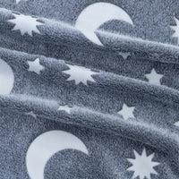 Reversible Glow-in-the-Dark Fleece Blanket for Kids