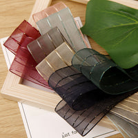Korean Metallic Sheer Ribbon for DIY Crafts and Gifts