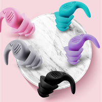 Silicone Soundproof Earplugs for Swimming and Sleeping