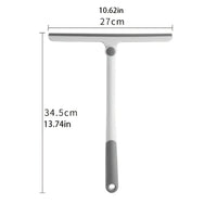 Long-Handle Shower Squeegee for Glass Surfaces