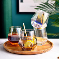 Diamond Shape Multi-Purpose Stemless Drinking Glass