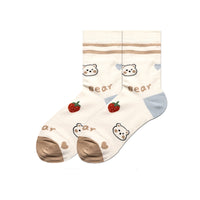 Cute Japanese Cartoon Hand-Painted Women's Socks