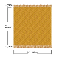 Knitted Sofa Blanket Cover for Air Conditioning Use