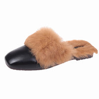 Square Toe Baotou Half Drag for Women