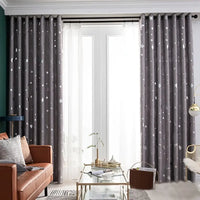 1pc Star Blackout Curtains for Home Decor