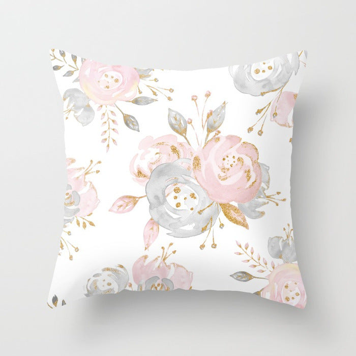 Fashionable Floral Pillowcase for Home and Office