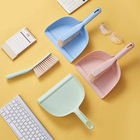 Mini Plastic Dustpan and Brush Set for Home Use