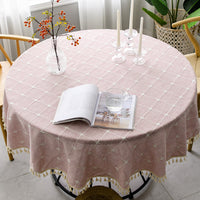 Large Round Tablecloth - Waterproof, Oil-Proof, Thickened