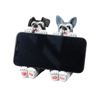 Cute Schnauzer Creative Desktop Phone Stand Holder