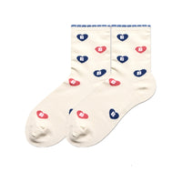 Cute Japanese Cartoon Hand-Painted Women's Socks