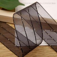 Korean Metallic Sheer Ribbon for DIY Crafts and Gifts