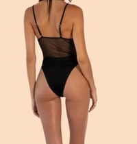 Women's One-Piece Tie-Up Bikini Swimsuit 2024 Trend