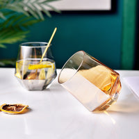 Diamond Shape Multi-Purpose Stemless Drinking Glass