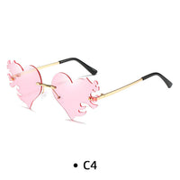 Personalized UV400 Irregular Heart Shape Sunglasses