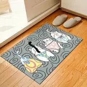 Cartoon Style Non-Slip Crystal Velvet Floor Mat 60x90cm