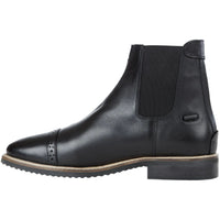 Huntley Equestrian Adult Classic Black Leather Zipper Paddock Boot