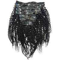 Jerry Curl Clip-In 100% Human Hair Extensions