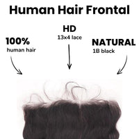 Loose Wave 13x4 HD Lace Human Hair Frontal