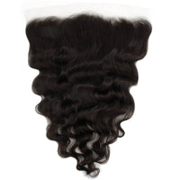 Loose Wave 13x4 Transparent Lace Human Hair Frontal