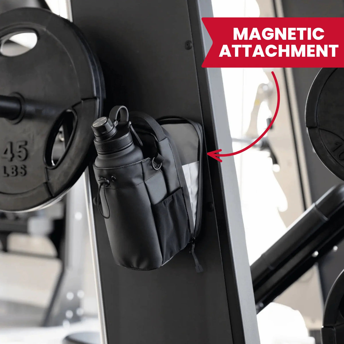Magnetic Water Bottle Gym Bag