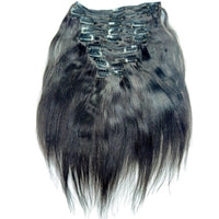 Yaki Straight Clip-In 100% Human Hair  Extensions