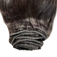 Yaki Straight Clip-In 100% Human Hair  Extensions