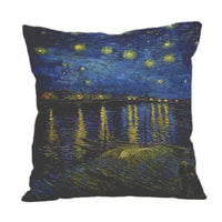 Oil Painting Throw Pillow Cover for Sofa and Car (1pc)