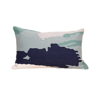 Geometric Embroidered Throw Pillow Cover for Sofa