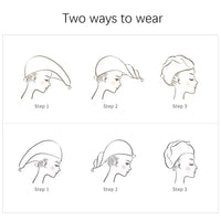 Multicolor Hair Drying Cap and Wiping Towel Hat