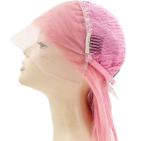 Cotton Candy 13x4 Transparent Lace Front 100% Human Hair Bob Wig