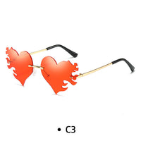 Personalized UV400 Irregular Heart Shape Sunglasses